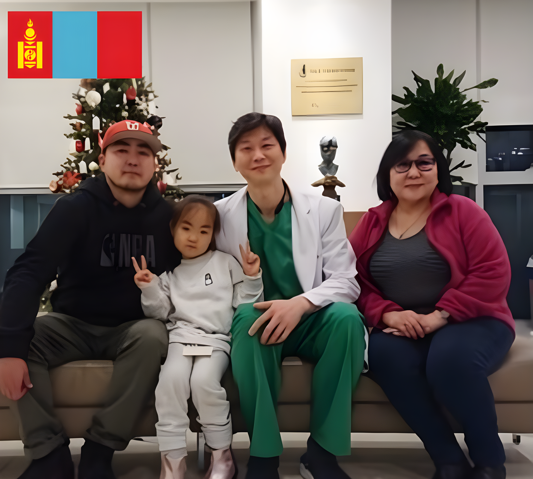몽골에서 온 소아 하지부동 변형교정